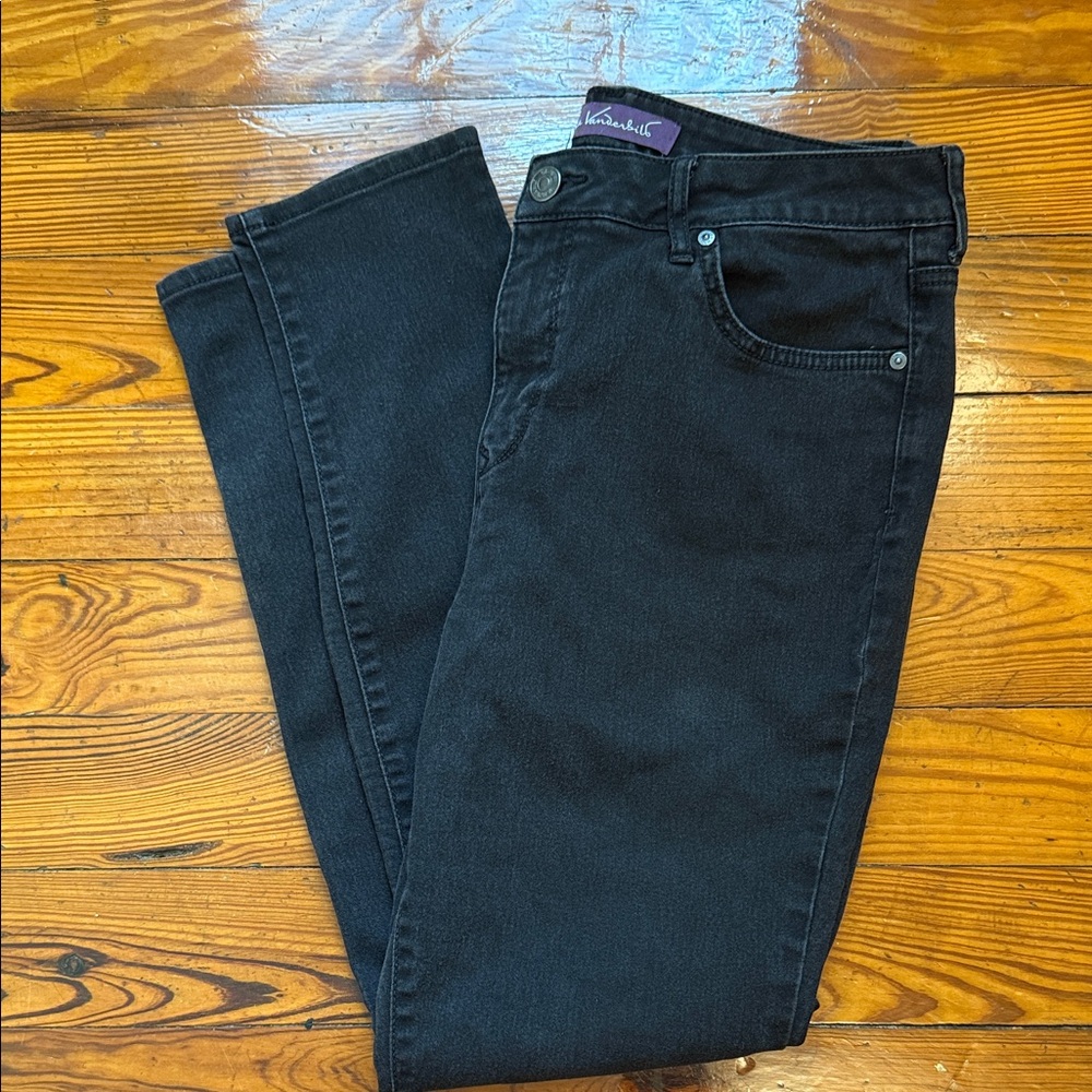 Gloria Vanderbilt Jet Black Skinny Jeans